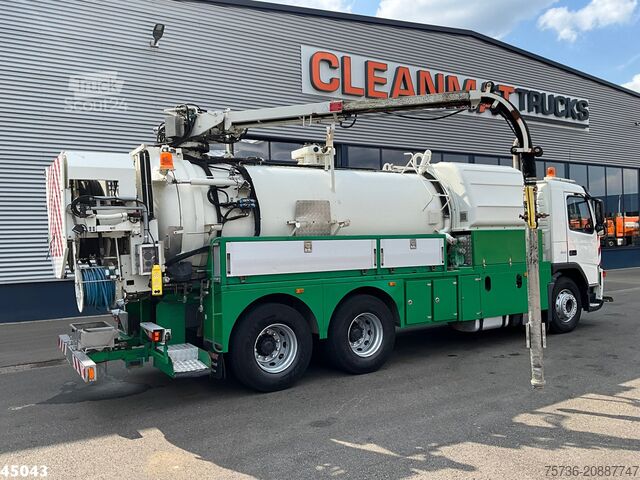 Vehículo de succión Volvo FM 340 6x4 7m³ Combi kolkenzuiger Just 159.037 km!