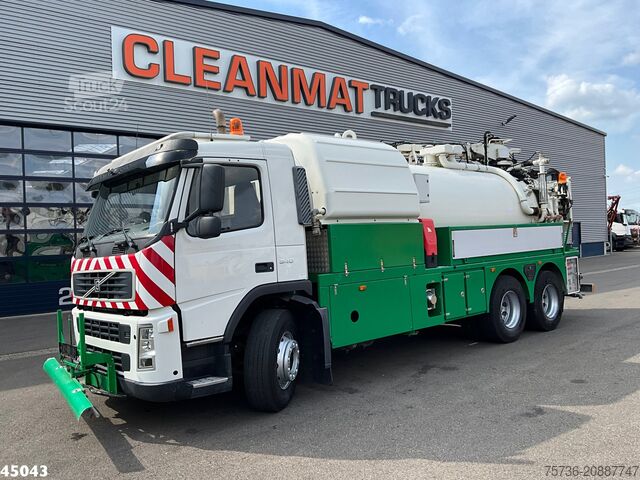 Vehículo de succión Volvo FM 340 6x4 7m³ Combi kolkenzuiger Just 159.037 km!