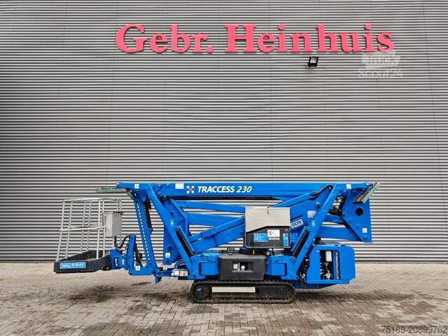 Scharnierende telescopische hoogwerker CTE Traccess 230