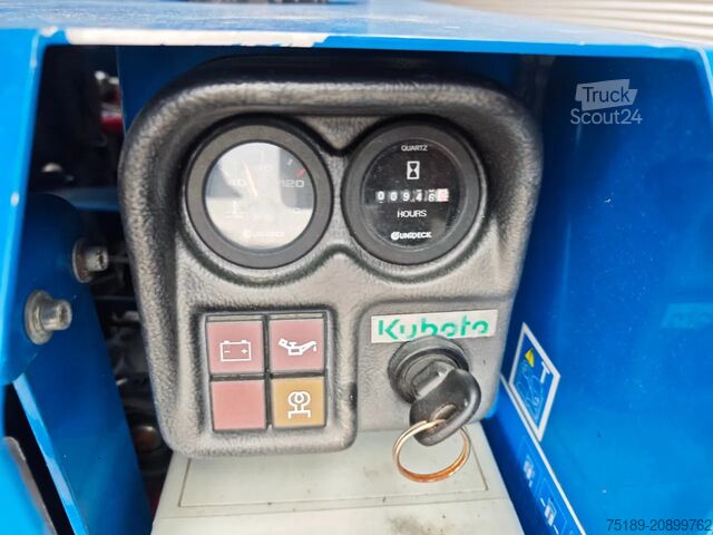 Scharnierende telescopische hoogwerker CTE Traccess 230