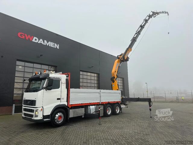 Kranbil Volvo FH 480 6x4 Effer 525/6S + Fly Jib 6S ,Winch Euro 5
