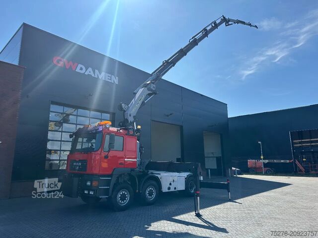 Kranbil MAN 29.464 6x6 Tractor unit Palfinger PK 44002+Fly ...