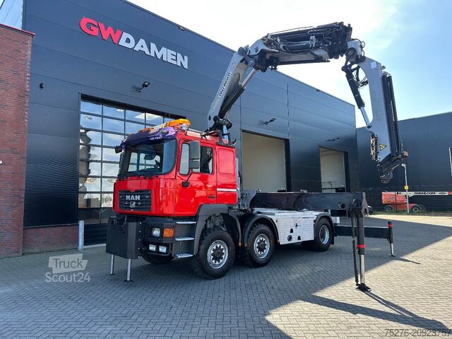 Kranbil MAN 29.464 6x6 Tractor unit Palfinger PK 44002+Fly ...