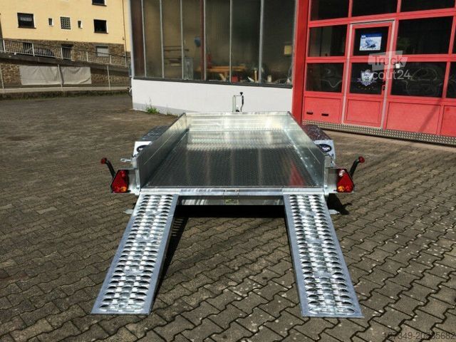 Remolque de plataforma baja SARIS Magnum Explorer 3500 - 3.500kg Baggertransporter