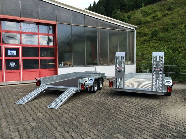 Remolque de plataforma baja SARIS Magnum Explorer 300 - tiefer Baggertransporter