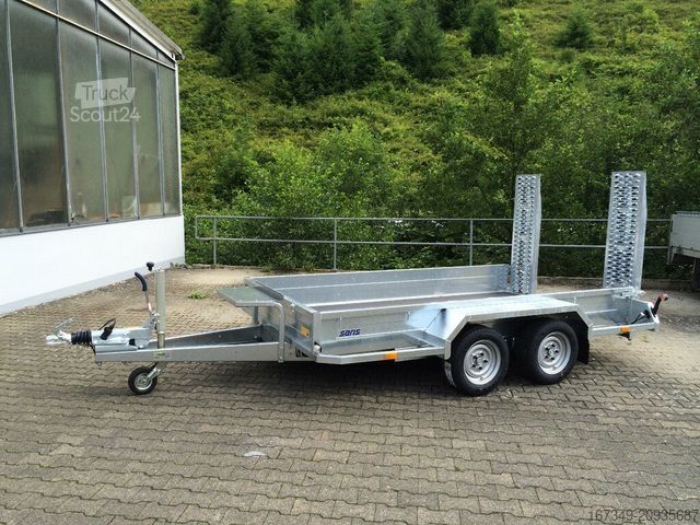 Remolque de plataforma baja SARIS Magnum Explorer 300 - tiefer Baggertransporter