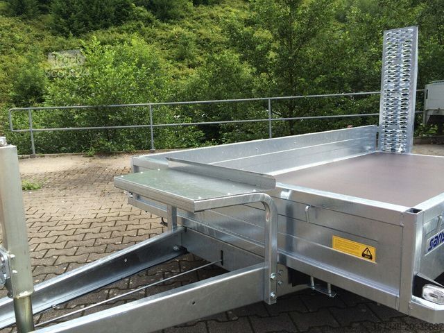 Remolque de plataforma baja SARIS Magnum Explorer 300 - tiefer Baggertransporter