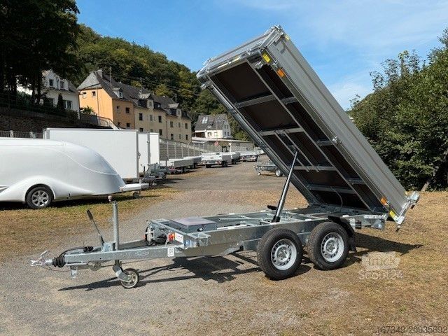 Dreiseitenkipper Anhänger BÖCKMANN DK-AL 3218/35 P 3,24 x 1,80 x 0,35m elektr.+Hand