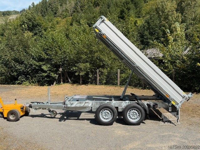 Dreiseitenkipper Anhänger BÖCKMANN DK-AL 3218/35 P 3,24 x 1,80 x 0,35m elektr.+Hand