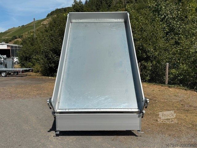 Dreiseitenkipper Anhänger BÖCKMANN DK-AL 3218/35 P 3,24 x 1,80 x 0,35m elektr.+Hand