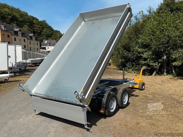 Dreiseitenkipper Anhänger BÖCKMANN DK-AL 3218/35 P 3,24 x 1,80 x 0,35m elektr.+Hand