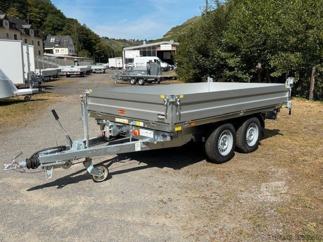 Dreiseitenkipper Anhänger BÖCKMANN DK-AL 3218/35 P 3,24 x 1,80 x 0,35m elektr.+Hand