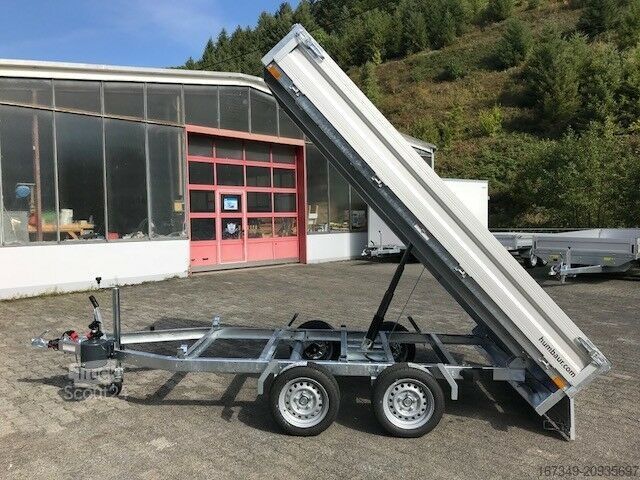 Трьохсторонній самоскидний причіп HUMBAUR HUK 273117 - 314x175x30 cm - Heckkipper