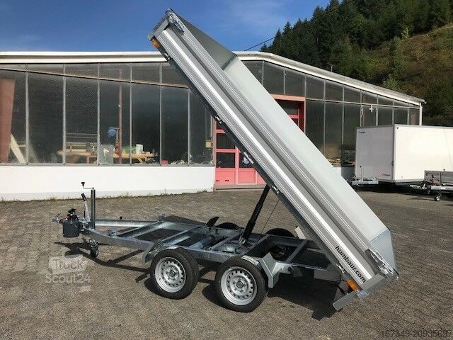 Трьохсторонній самоскидний причіп HUMBAUR HUK 273117 - 314x175x30 cm - Heckkipper