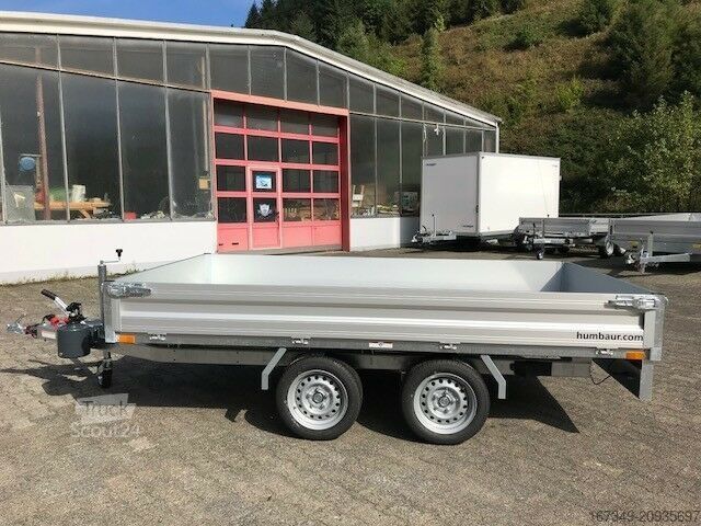 Трьохсторонній самоскидний причіп HUMBAUR HUK 273117 - 314x175x30 cm - Heckkipper