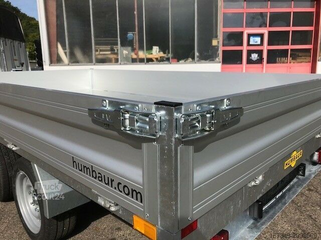 Трьохсторонній самоскидний причіп HUMBAUR HUK 273117 - 314x175x30 cm - Heckkipper