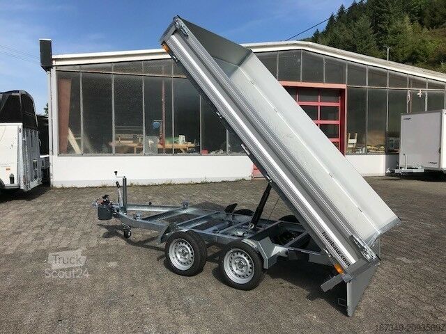 Трьохсторонній самоскидний причіп HUMBAUR HUK 273117 - 314x175x30 cm - Heckkipper