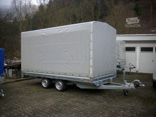 Autós utánfutó SARIS PL 2027 mit Plane 4,06 x 2,04 x 2,00m