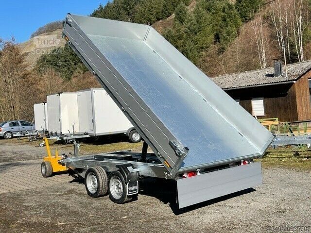 Remolque volquete trilateral SARIS K3 306 184 3500 - elektrisch mit Rampenschächten