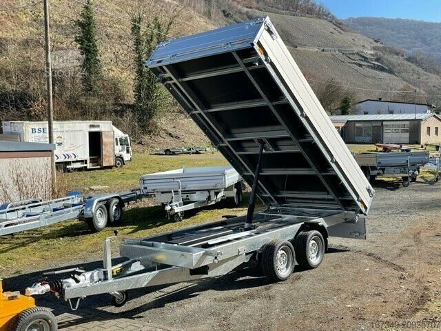 Remolque volquete trilateral SARIS K3 306 184 3500 - elektrisch mit Rampenschächten