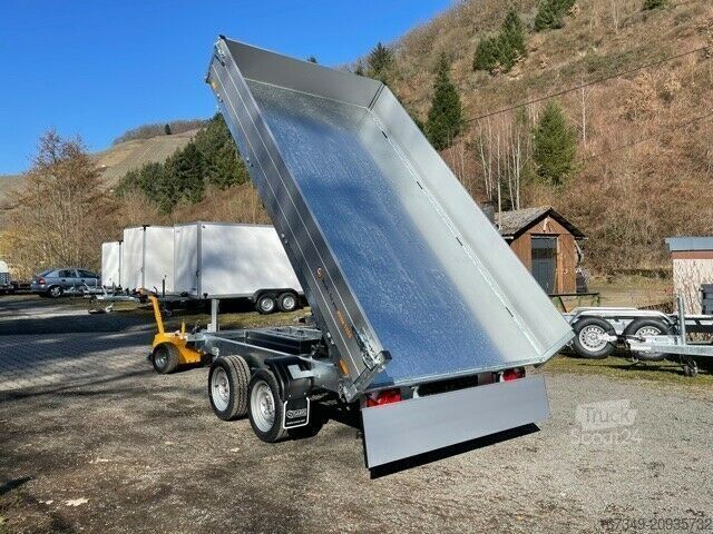 Remolque volquete trilateral SARIS K3 306 170 2700 E elektrisch mit Rampenschächten