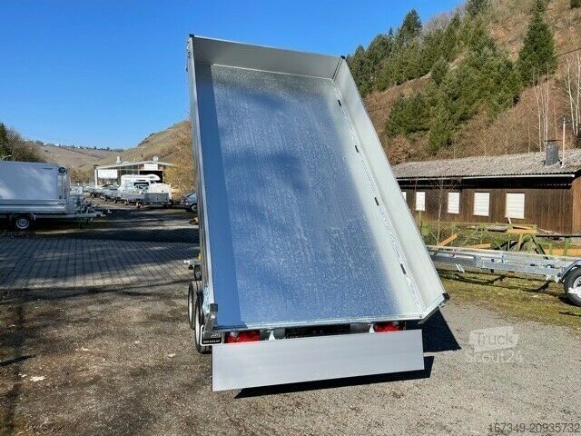 Remolque volquete trilateral SARIS K3 306 170 2700 E elektrisch mit Rampenschächten