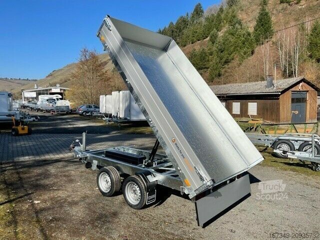 Remolque volquete trilateral SARIS K3 306 170 2700 E elektrisch mit Rampenschächten