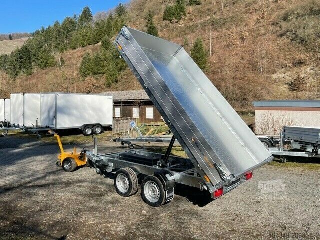 Remolque volquete trilateral SARIS K3 306 170 2700 E elektrisch mit Rampenschächten