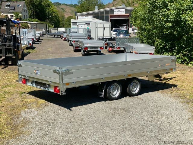 Remorque porte-voitures SARIS TP 406 204 2700kg - mit 35cm Alu Wänden kippbar