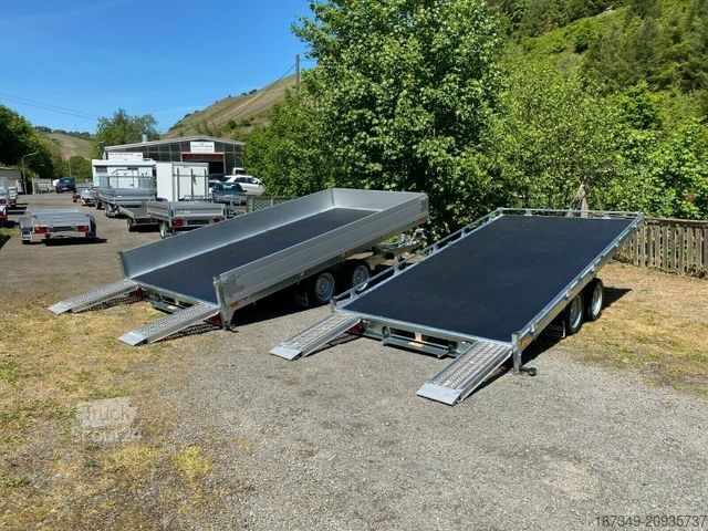 Remorque porte-voitures SARIS TP 406 204 2700kg - mit 35cm Alu Wänden kippbar