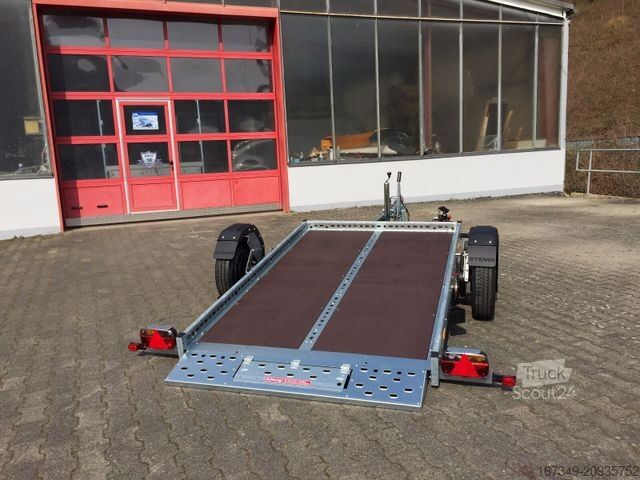 Motociklu piekabe STEMA WOM XT Absenkanhänger - Ideal für 2 Motorräder!