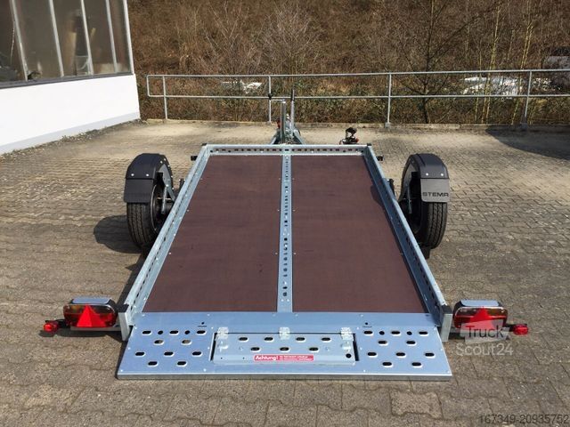 Motociklu piekabe STEMA WOM XT Absenkanhänger - Ideal für 2 Motorräder!