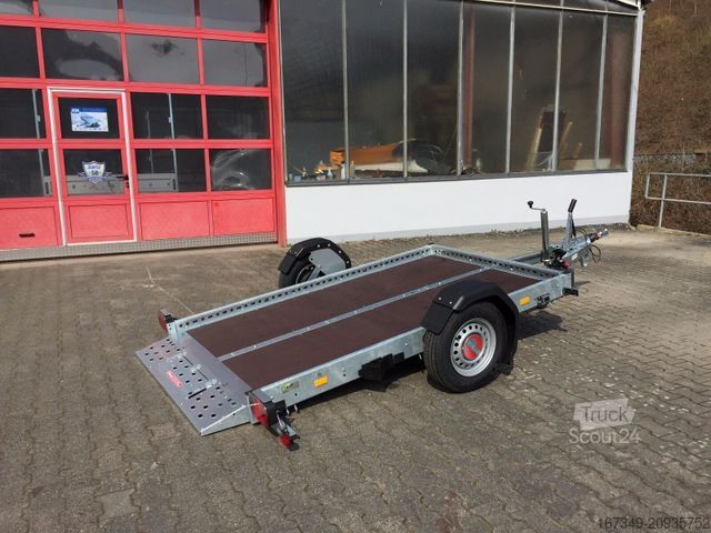 Motociklu piekabe STEMA WOM XT Absenkanhänger - Ideal für 2 Motorräder!