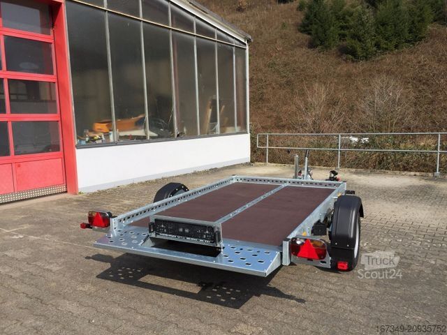 Motociklu piekabe STEMA WOM XT Absenkanhänger - Ideal für 2 Motorräder!