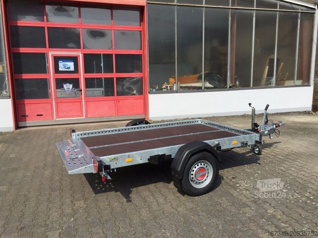 Motociklu piekabe STEMA WOM XT Absenkanhänger - Ideal für 2 Motorräder!