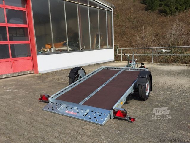 Motociklu piekabe STEMA WOM XT Absenkanhänger - Ideal für 2 Motorräder!