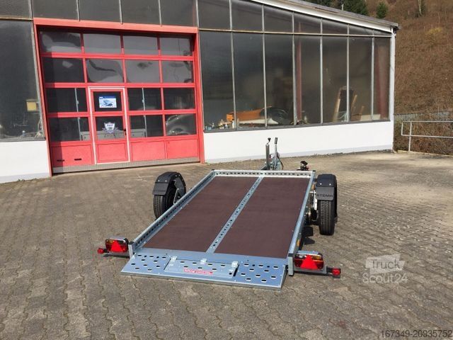 Motociklu piekabe STEMA WOM XT Absenkanhänger - Ideal für 2 Motorräder!