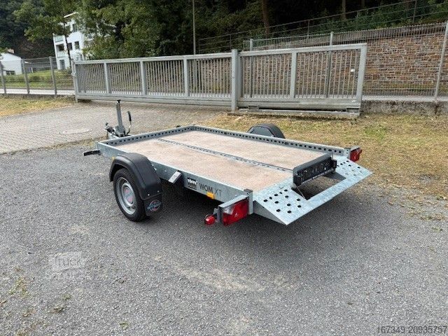 Motociklu piekabe STEMA WOM XT 1.300kg - Absenkanhänger für 2 Motorräder