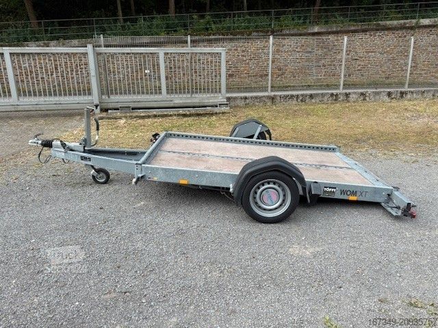 Motociklu piekabe STEMA WOM XT 1.300kg - Absenkanhänger für 2 Motorräder