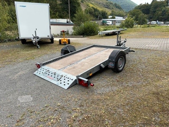 Motociklu piekabe STEMA WOM XT 1.300kg - Absenkanhänger für 2 Motorräder