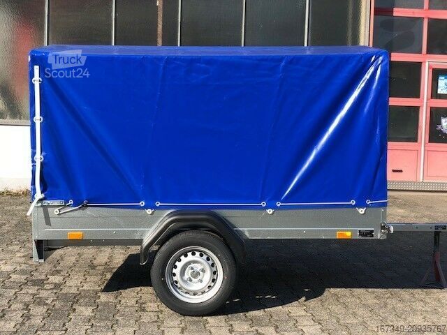 Remorque ouverte avec bâche SARIS King XL - 226 x 126 x 100cm - kippbar mit Plane!