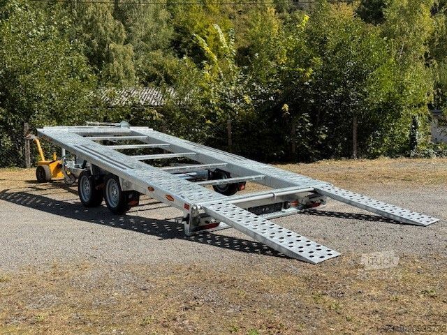 Autotransporter Anhänger BÖCKMANN AH 4321/35 - hydraulisch kippbar mit Seilwinde