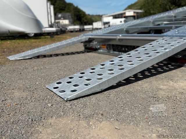 Autotransporter Anhänger BÖCKMANN AH 4321/35 - hydraulisch kippbar mit Seilwinde