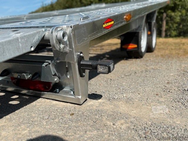 Remorcă transport auto BÖCKMANN AH 4321/35 - hydraulisch kippbar mit Seilwinde