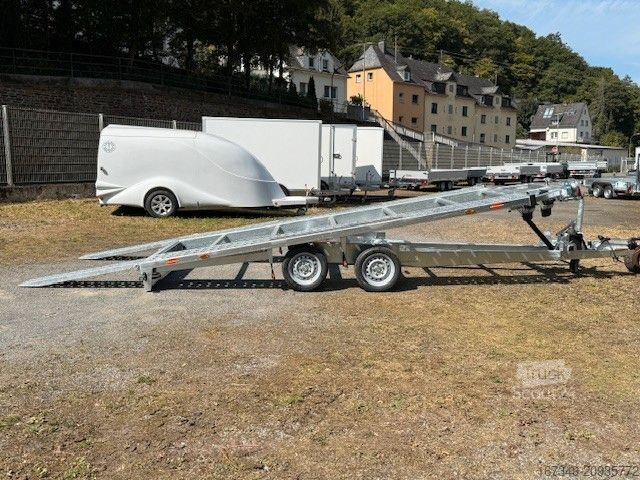 Autotransporter Anhänger BÖCKMANN AH 4321/35 - hydraulisch kippbar mit Seilwinde