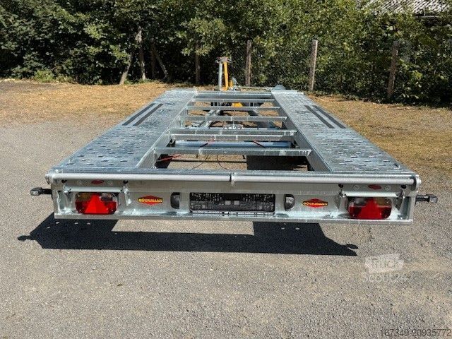 Autotransporter Anhänger BÖCKMANN AH 4321/35 - hydraulisch kippbar mit Seilwinde