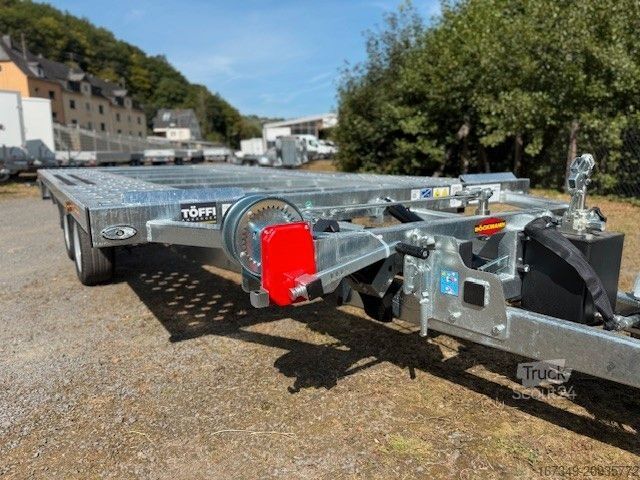 Autotransporter Anhänger BÖCKMANN AH 4321/35 - hydraulisch kippbar mit Seilwinde