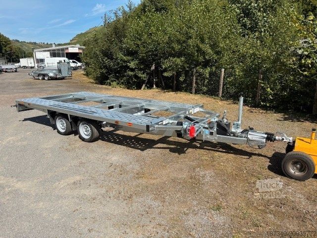Autotransporter Anhänger BÖCKMANN AH 4321/35 - hydraulisch kippbar mit Seilwinde