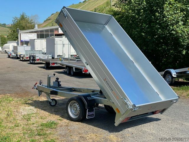 Üç yöne devirmeli römork SARIS Heckkipper - K1 256 150 1.500kg mit Handpumpe