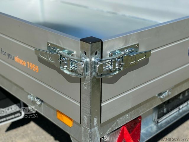 Üç yöne devirmeli römork SARIS Heckkipper - K1 256 150 1.500kg mit Handpumpe